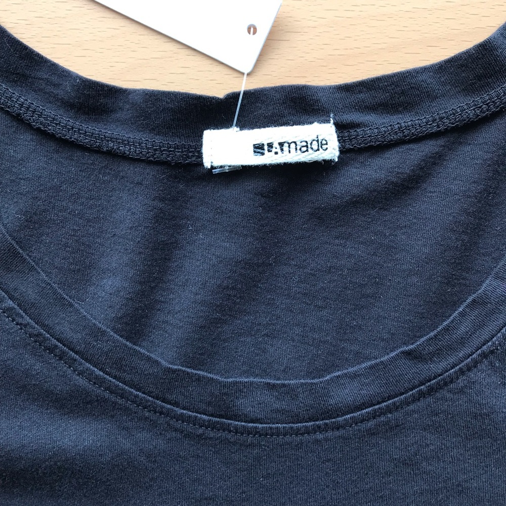 LA Made Black Jana Cold Shoulder Tee - Picture 4 of 5
